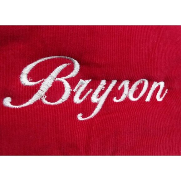 Pottery Barn Kids Bryson Bear on Train Christmas Stocking Holiday Xmas Quilted - Picture 6 of 9